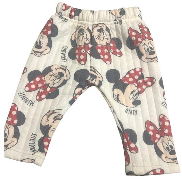 Disney 2 piece set in cream with Minnie Mouse - sweatshirt and sweatpants. - Picture 3 of 5